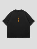JRAVI VINTAGE HEAVY DROP TEE - BLACK