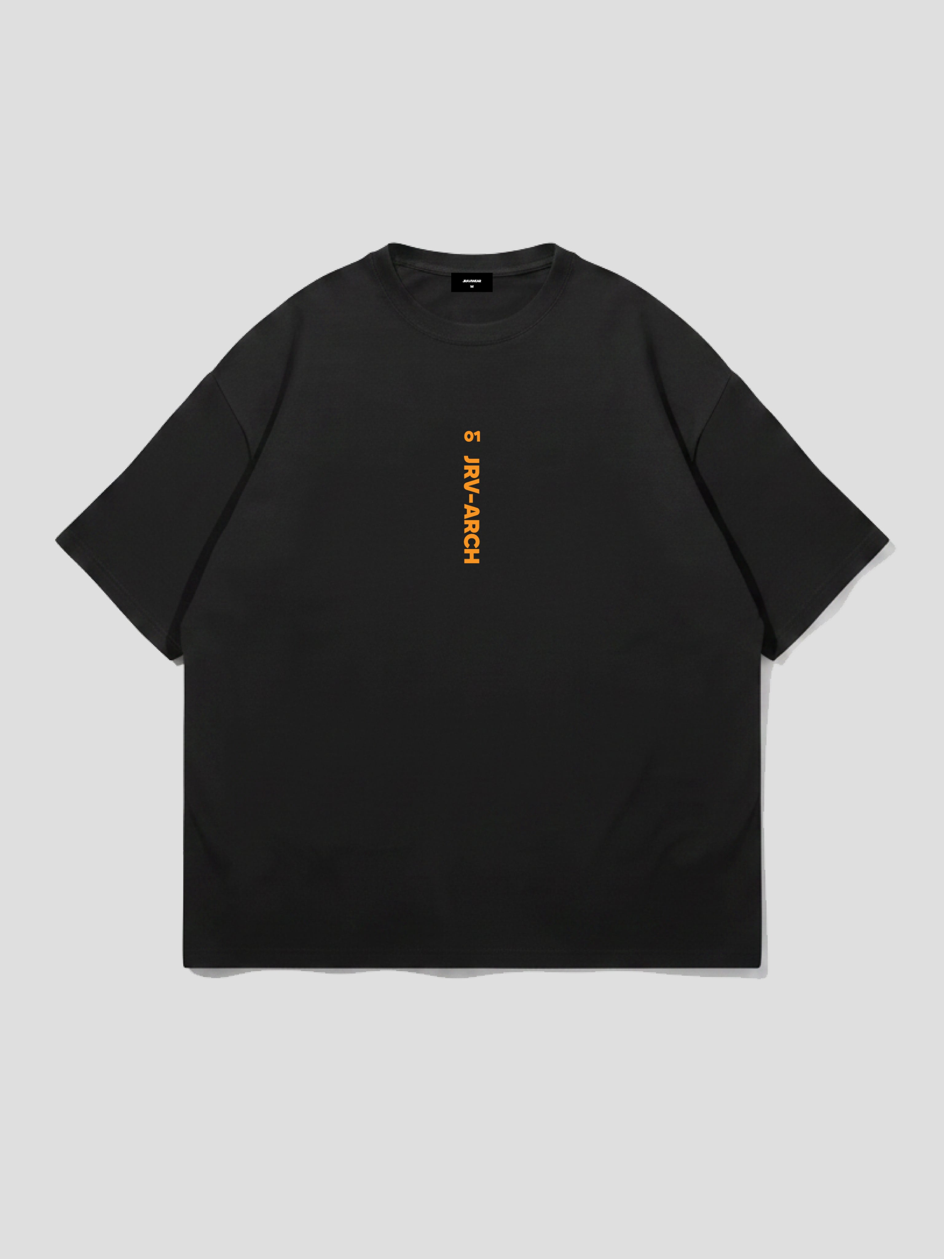 JRAVI VINTAGE HEAVY DROP TEE - BLACK