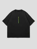JRAVI SILENCE HEAVY DROP TEE - BLACK