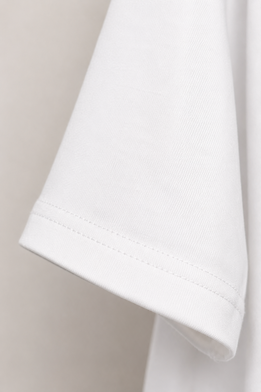 JRAVI SILENCE HEAVY DROP TEE - WHITE