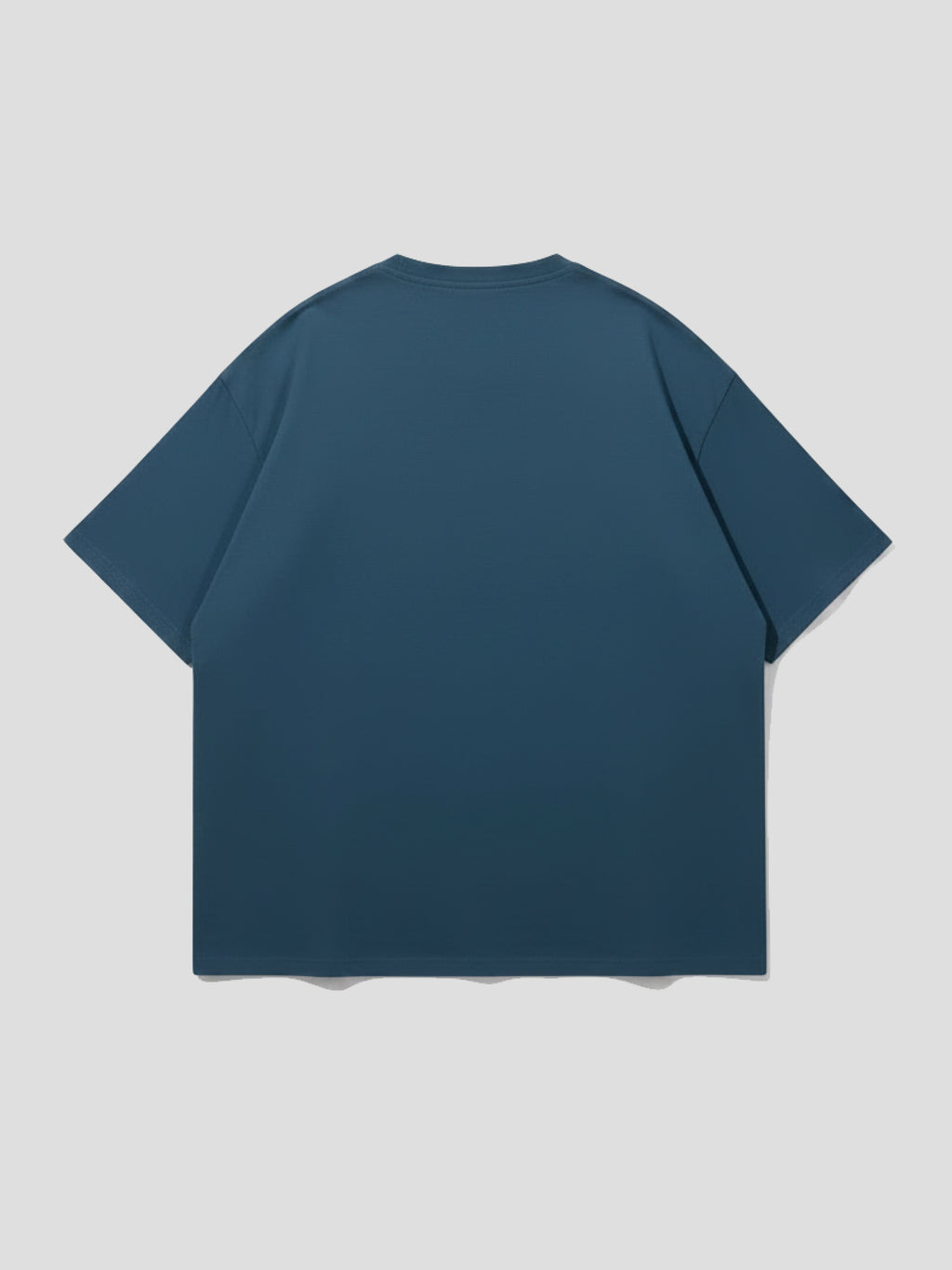 JRAVI MINIMAL HEAVY DROP TEE - PETROL