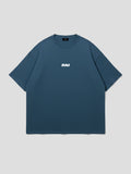 JRAVI MINIMAL HEAVY DROP TEE - PETROL
