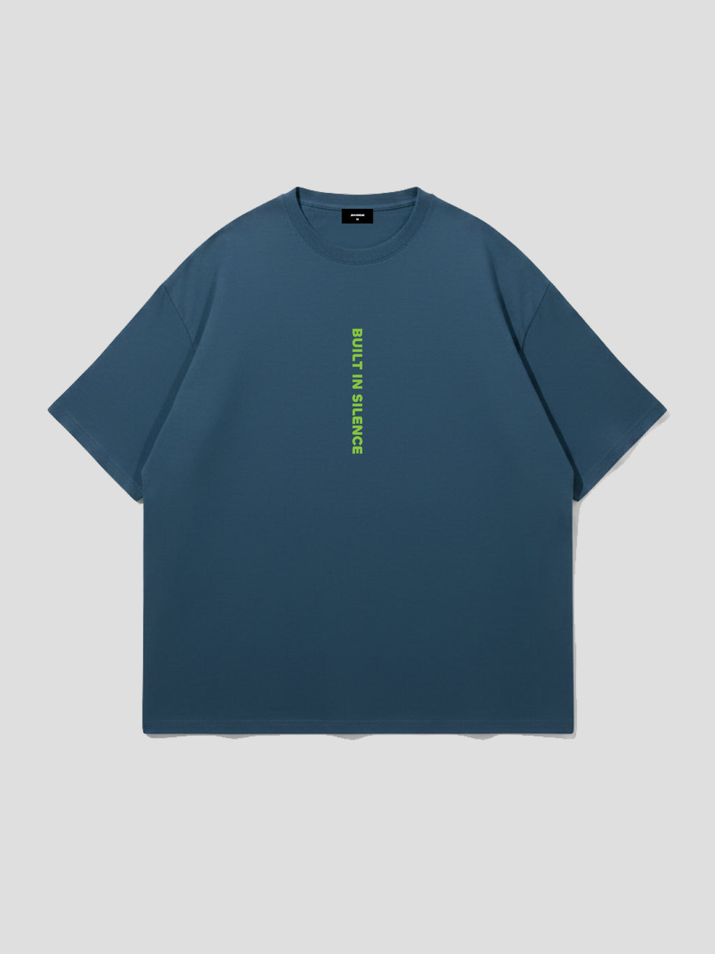 JRAVI SILENCE HEAVY DROP TEE - PETROL