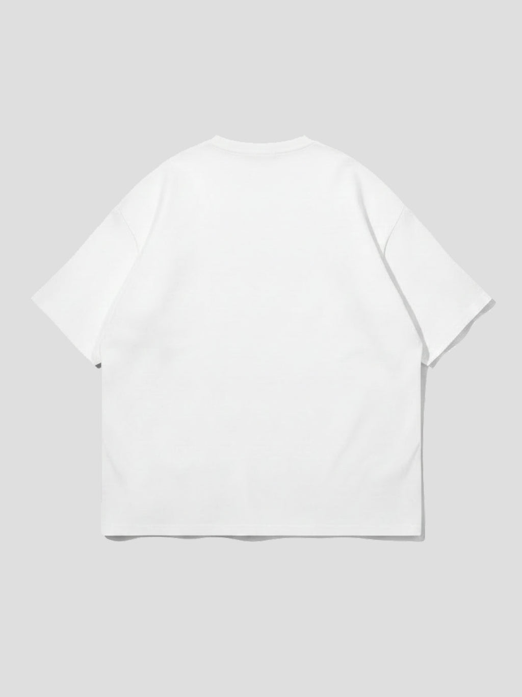 JRAVI MINIMAL HEAVY DROP TEE - WHITE