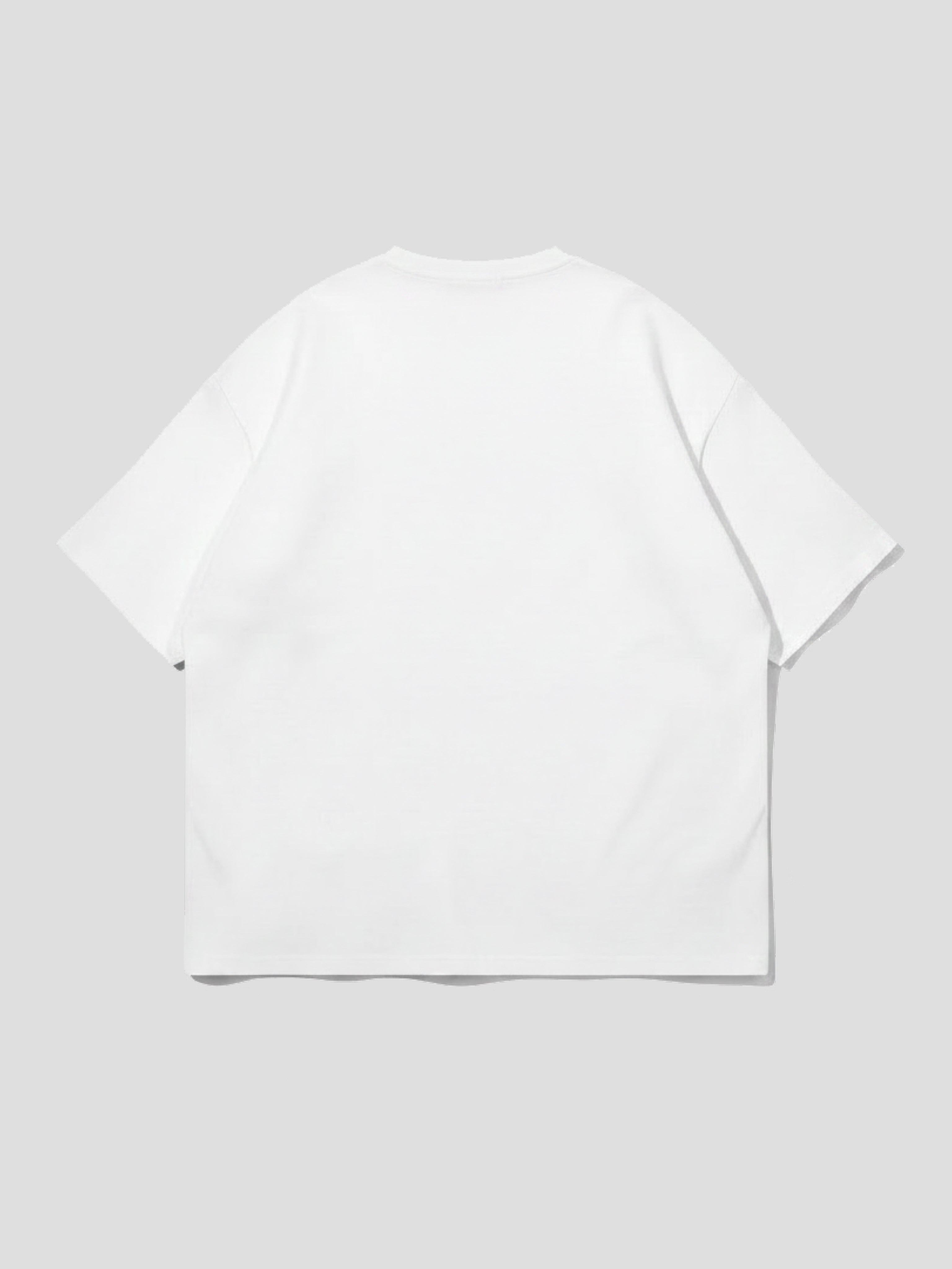 JRAVI MINIMAL HEAVY DROP TEE - WHITE