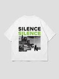 JRAVI SILENCE HEAVY DROP TEE - WHITE