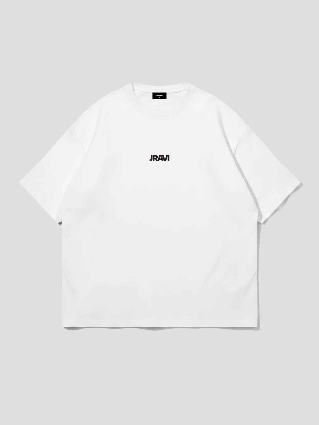 JRAVI MINIMAL HEAVY DROP TEE - WHITE