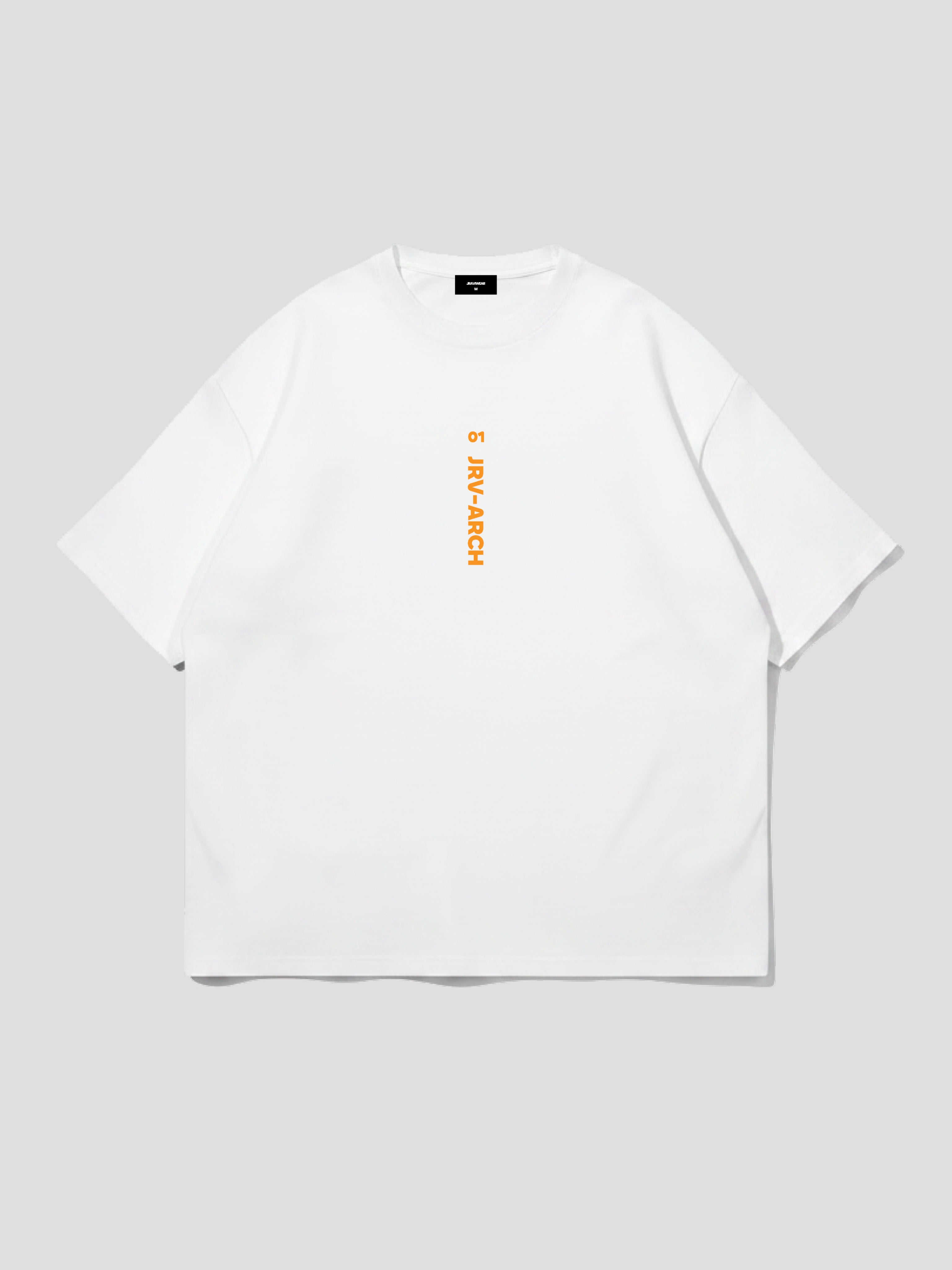 JRAVI VINTAGE HEAVY DROP TEE - WHITE