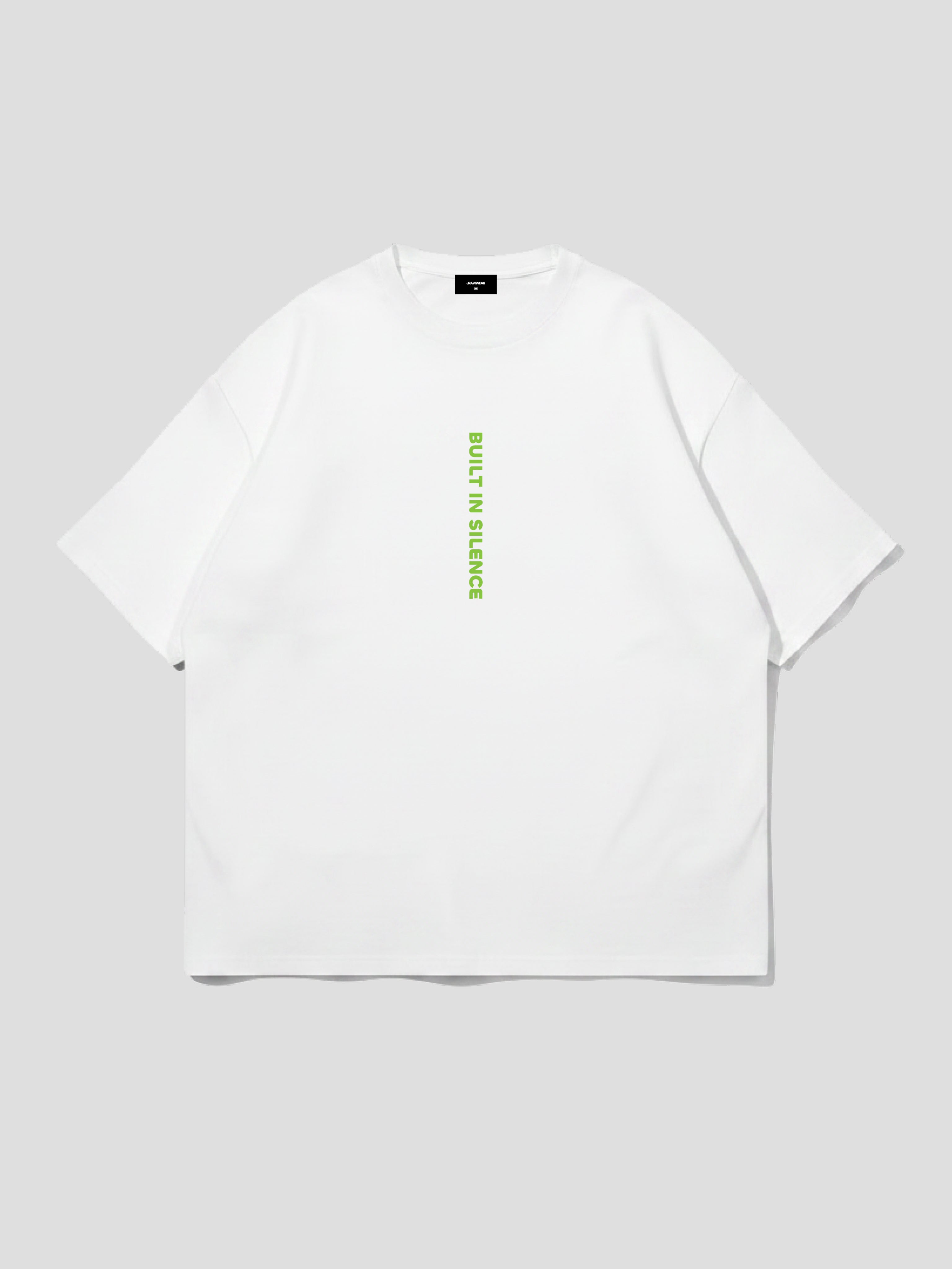 JRAVI SILENCE HEAVY DROP TEE - WHITE